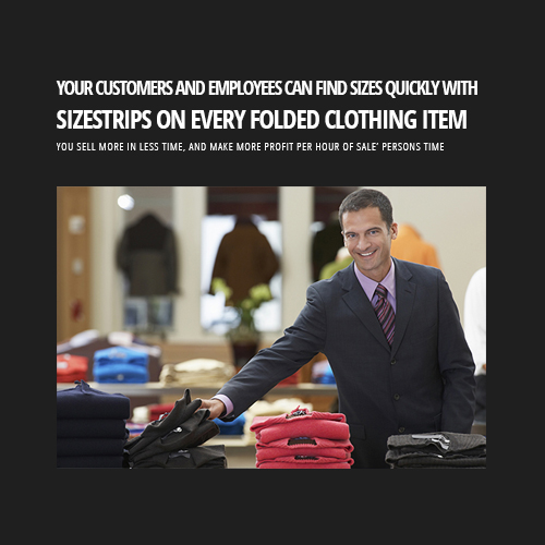 Size Stickers & Labels for Clothes | Size Strips