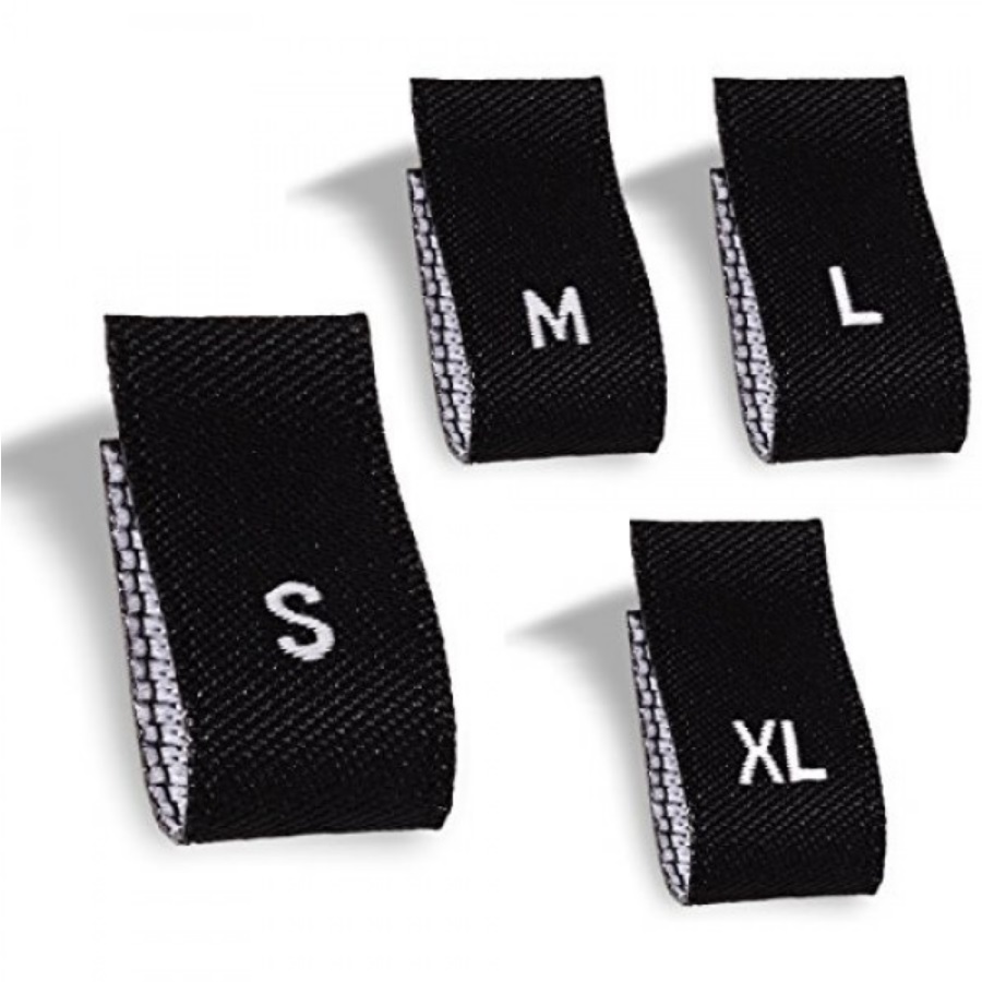 Woven Size Labels ONLY 8/10 ȼ Ea. Size Tabs Labels 1/2